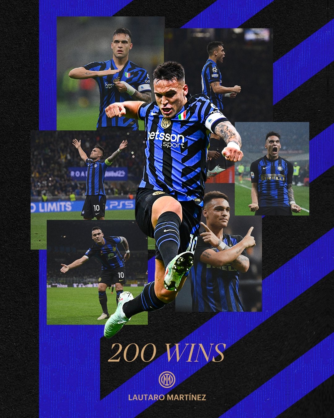  321場147球49助攻！國米官方：勞塔羅已達成俱樂部200勝里程碑！