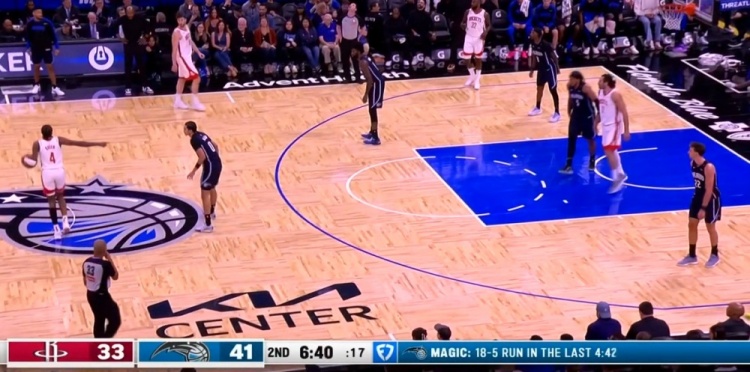  風(fēng)云突變！魔術(shù)攻防兩端壓制火箭 4分鐘轟出18-5強(qiáng)勢(shì)反超