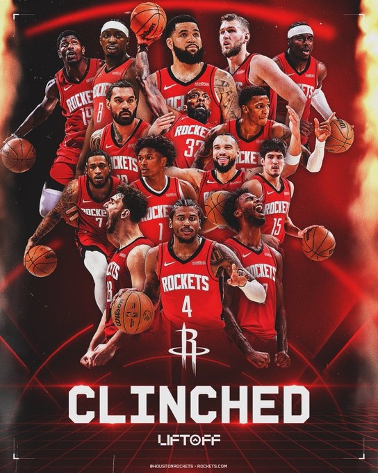  我們殺回來(lái)了！至少能打附加賽 火箭官推制作海報(bào)慶祝