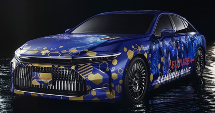  與車企聯動，日本足協與豐田汽車共同打造日本國家隊特別車型