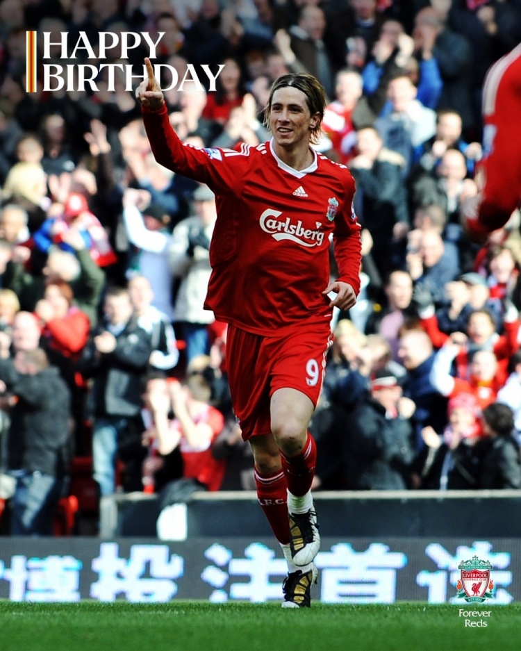  利物浦祝托雷斯41歲生日快樂，球員為紅軍出戰(zhàn)142場81球19助