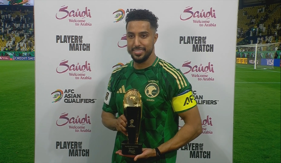  打入全場(chǎng)唯一進(jìn)球，多薩里當(dāng)選國(guó)足vs沙特全場(chǎng)最佳