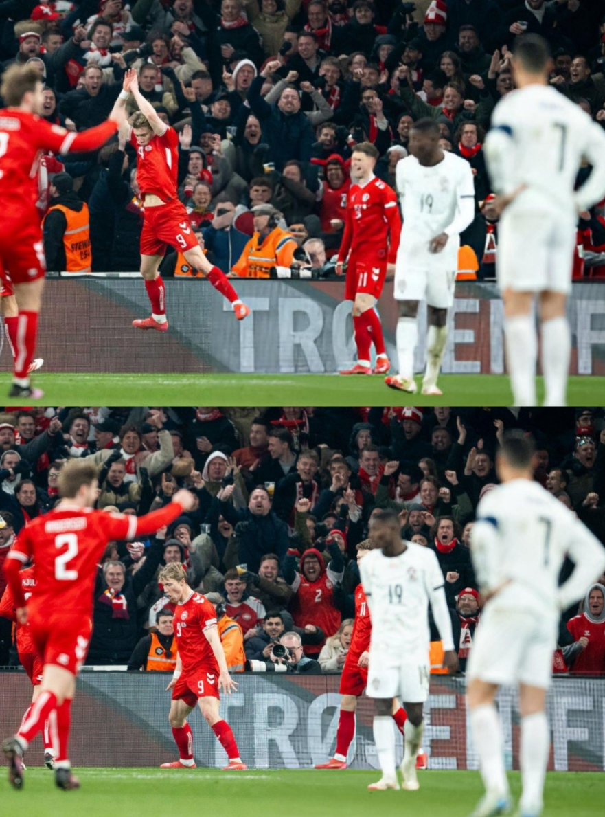  在C羅面前Siuuu！霍伊倫替補(bǔ)建功，丹麥1-0領(lǐng)先葡萄牙