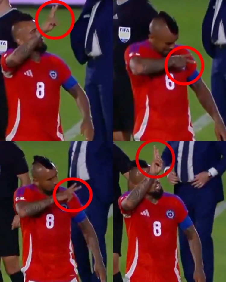  遭巴拉圭球迷辱罵，比達(dá)爾手勢(shì)回應(yīng)：我有兩個(gè)美洲杯冠軍