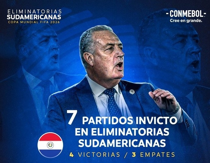  巴拉圭近7場(chǎng)世預(yù)賽不敗！主場(chǎng)全勝贏巴西阿根廷，客場(chǎng)平烏拉圭！