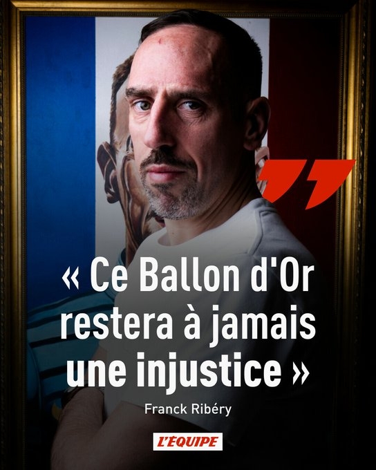  意難平！里貝里再談2013年金球：永遠(yuǎn)不公正，永遠(yuǎn)不理解為何延期