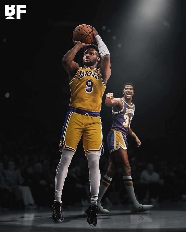  布朗尼單場以70%命中率得17分5助 湖人隊史自魔術(shù)師后最年輕新秀