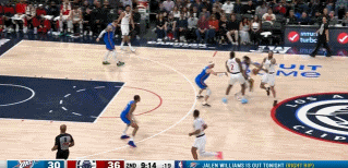  大舉反擊！阿隆-維金斯里突外投獨(dú)得7分 率隊(duì)轟出11-0反超快船