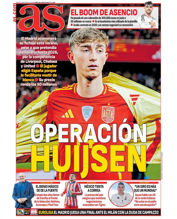  阿斯報：皇馬有意今夏引進懷森，預(yù)計轉(zhuǎn)會價格約5000萬歐