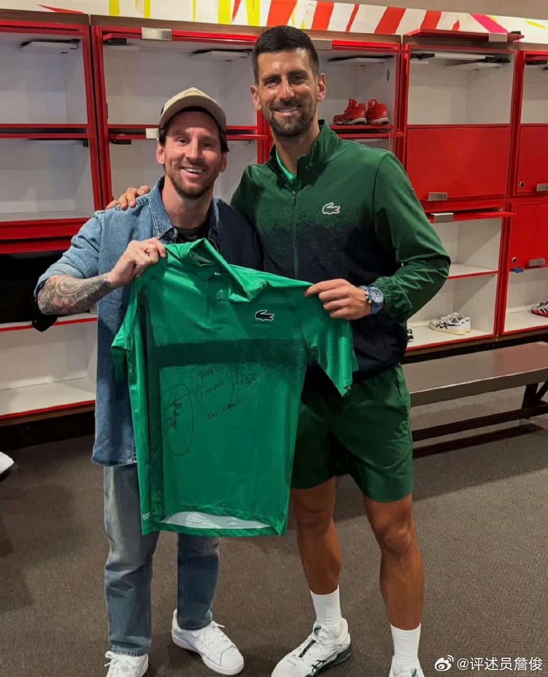  德約談梅西的兒子：他給我打了8分，給了我不小的壓力呢