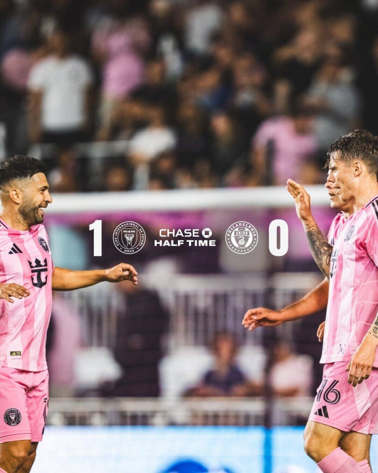  半場-泰勒破門克雷馬斯基助攻皮考特中框 邁阿密國際1-0費城聯(lián)合