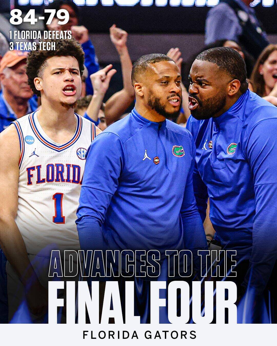  大火收汁！小克萊頓4分半11分2助帶隊17-6逆轉(zhuǎn) 佛羅里達晉級四強