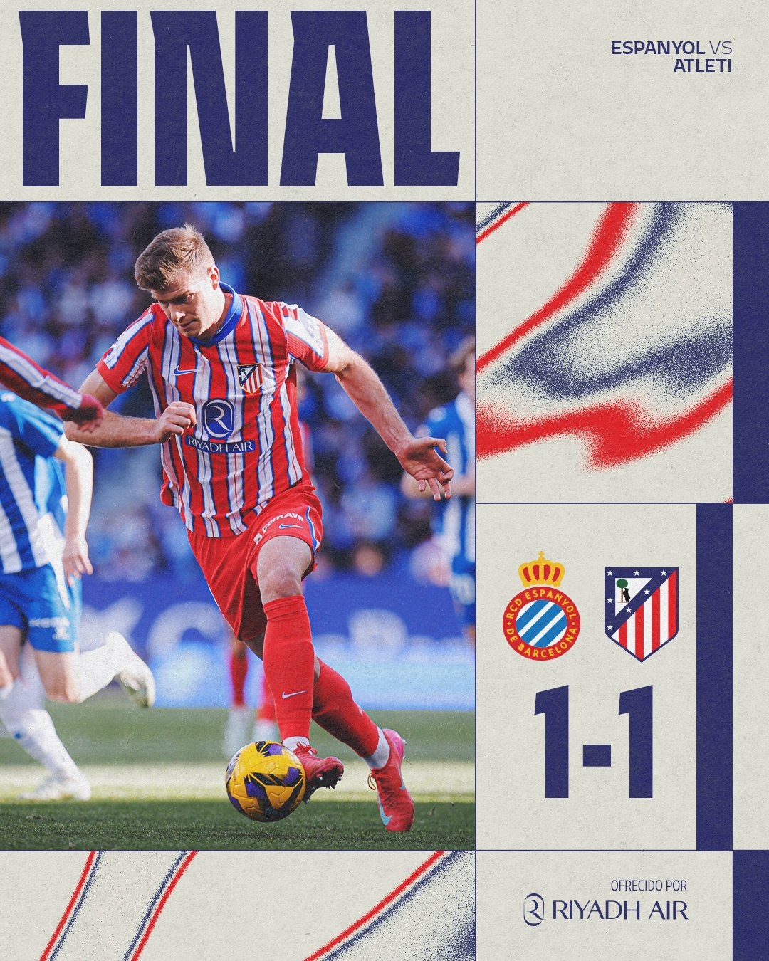  噩夢還沒完？馬競歐冠出局+西甲3輪不勝爭冠受阻，國王杯又戰(zhàn)巴薩