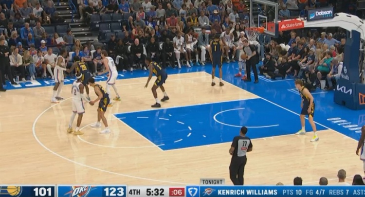  投降了！比賽還剩5分半鐘落后22分 步行者換下主力投子認(rèn)負(fù)