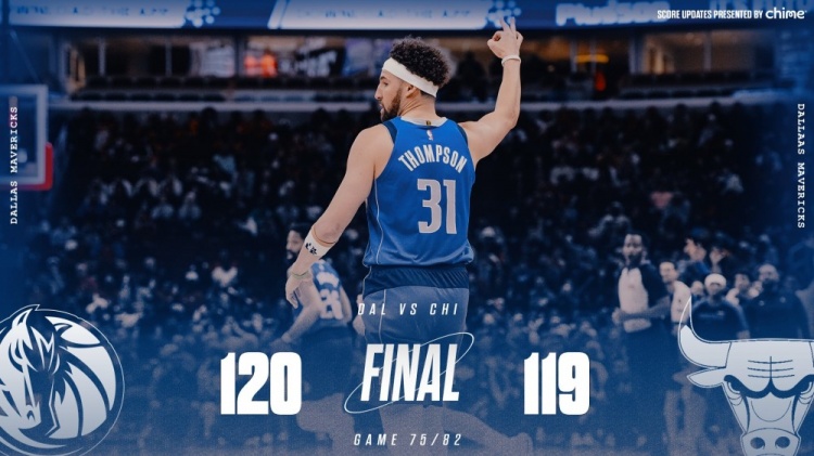  險勝公牛！獨行俠官方曬贏球海報 克萊成為封面人物