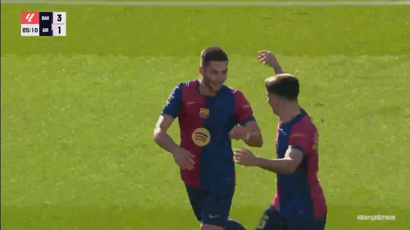  巴薩4-1鎖定勝局！替補(bǔ)登場(chǎng)的費(fèi)蘭-托雷斯第86分鐘破門