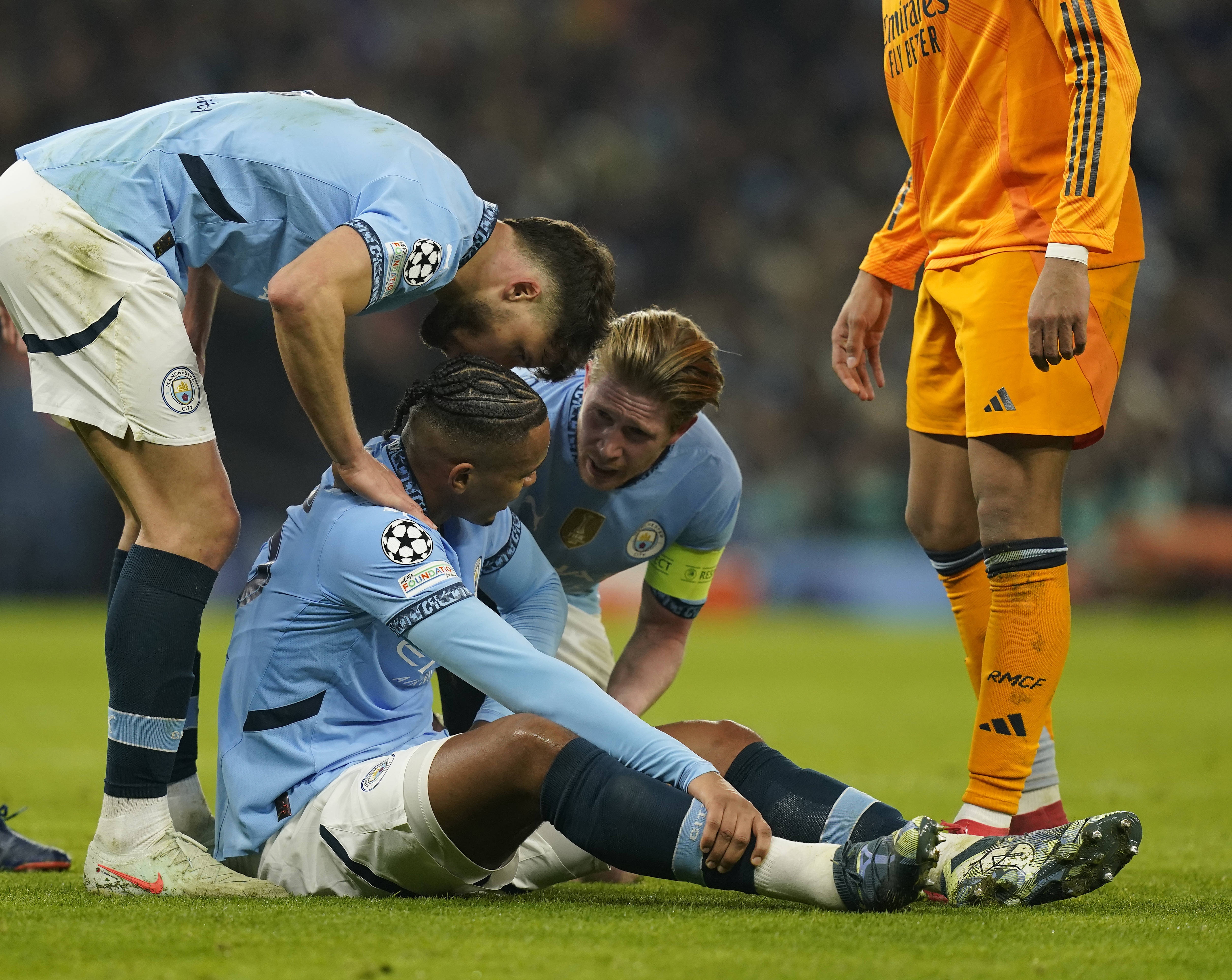  泰晤士報(bào)：阿坎吉將會缺席曼城對陣皇馬的歐冠次回合比賽