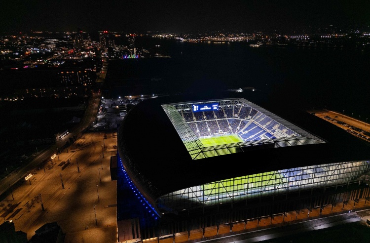  歷時四年&耗資8億鎊！衛(wèi)報：埃弗頓新球場正式亮相，迎首場測試賽