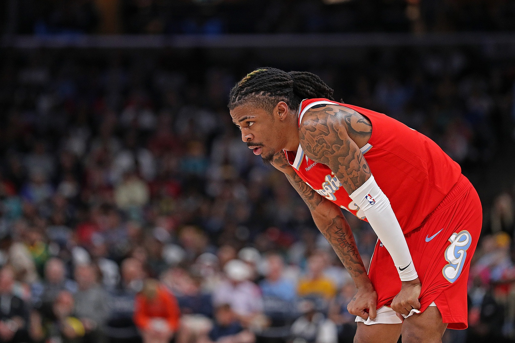  連續(xù)缺陣第五場(chǎng)！明天灰熊客戰(zhàn)爵士 莫蘭特因左腿筋拉傷繼續(xù)缺席