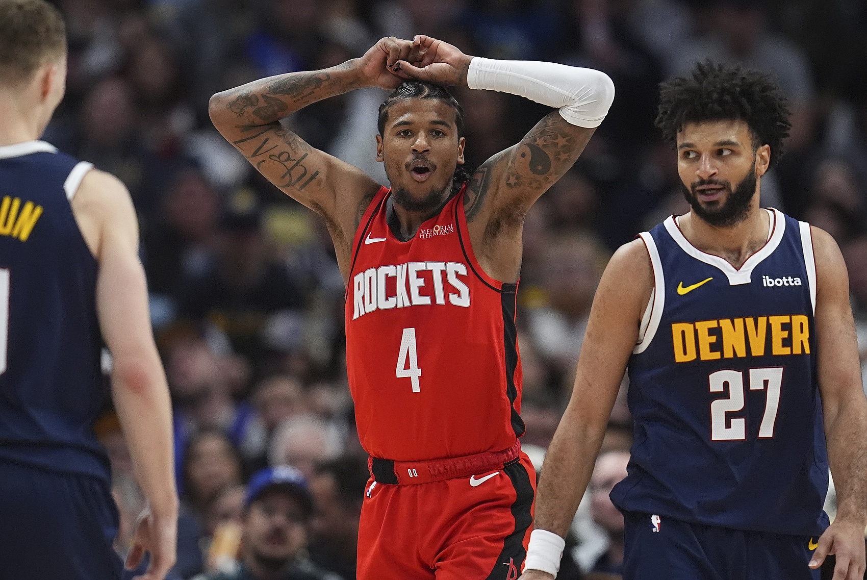  約基奇缺陣！火箭10連勝穩(wěn)了？ESPN預(yù)測(cè)明日勝率：火箭高達(dá)85.4%