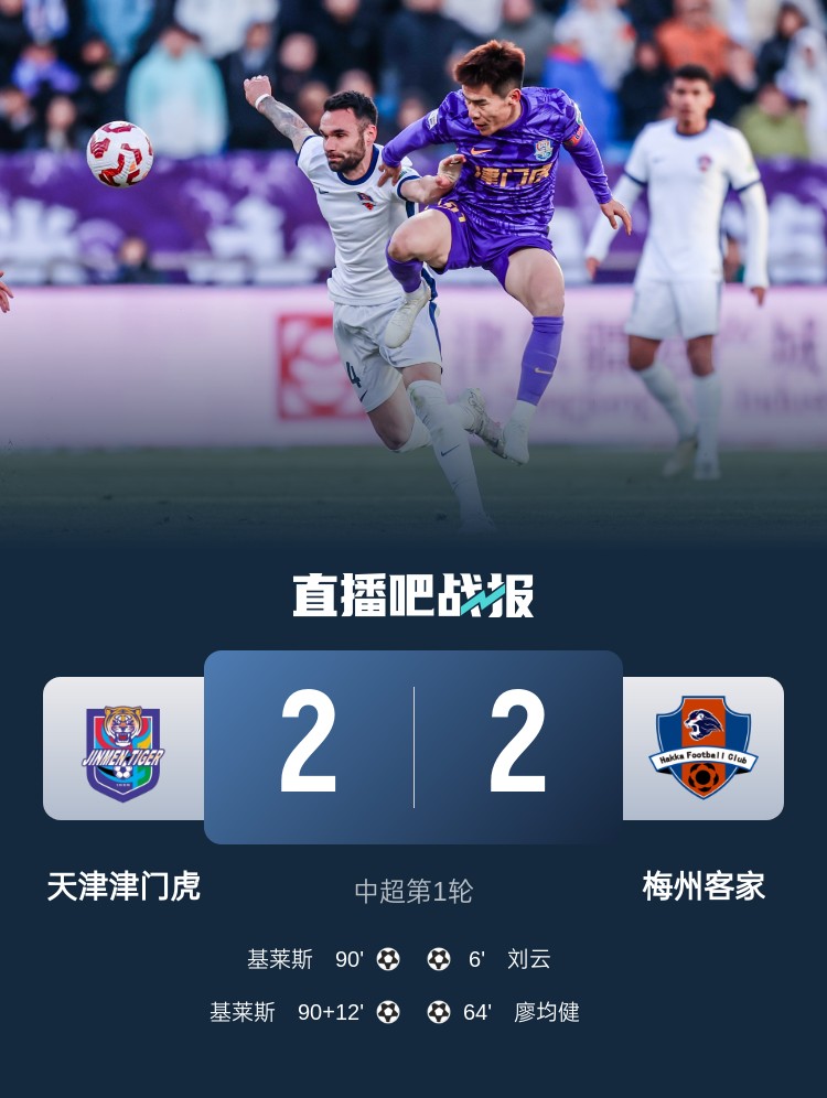  和風(fēng)勁吹！今日下午中超4場(chǎng)比賽全部以平局收?qǐng)? class=